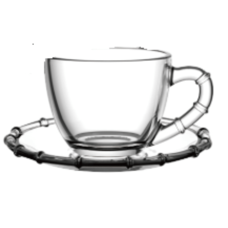 47019 - XICARA CAFE BAMBOO VIDRO TRANSP 100ML HAUSKRAFT ETILUX ETILUX 47019 - XICARA CAFE BAMBOO VIDRO TRANSP 100ML HAUSKRAFT ETILUX ETILUX